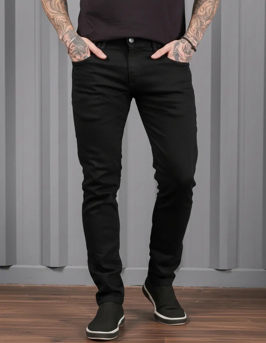 Calça Jeans Skinny Lycra